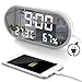 MOONORN LED Digital Alarm Clock, 6.5