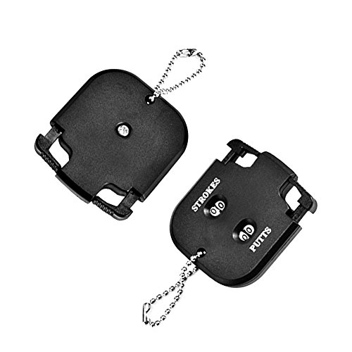 Tearcam Golf Score Counter, Mini Portable Square Referee Golf Stroke Score Keeper, Golf Bag Accessory