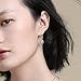 SA SILVERAGE Sterling Silver Dangle Earrings Hollow Filigree Ball Earrings Round Drop Earrings Women's