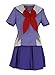 ECSEO The Future Diary Gasai Yuno Mirai nikki Top Skirt Set Cosplay Costume (M)