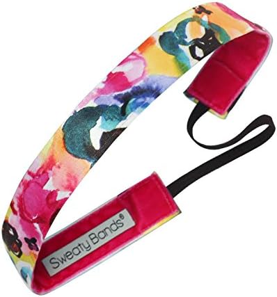Sweaty BandsWomens Girls Headband - Non-Slip Velvet-Lined Stylish Hairband - Bloomerang