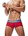 SEOBEAN Mens Low Rise Trunk Boxer Brief Underwear