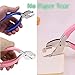 Flammi Handheld Staple Remover Lifter Opener Spring-Loaded Staple Puller for Office School Home Use (Pink)
