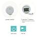 Lafedy Night Light Silicone Bedroom Warm White and Automatic Optional 7 Colour Changing Sensitive Tap Control Rechargeable Portable Baby Gift Lamp (Battery-Sweet)