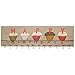 Happy Birthday Month Wall Hanging Cupcakes Calendar