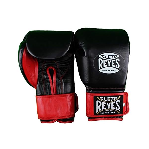 Cleto Reyes Hook & Loop Boxing Training Extra Padding Gloves (Black, 16 oz.)
