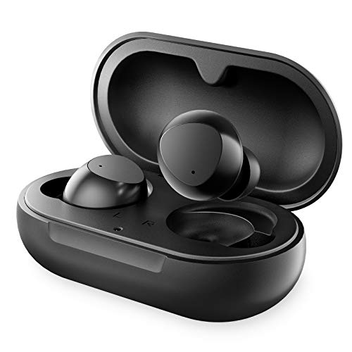 Hestom S10 Bluetooth 5.0 True Wireless Earbuds, IPX8 Waterproof 30H Cyclic Playtime HI-FI Stereo Headphones with Type c…