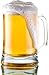 Circleware Tavern Handle, Set of 2 Beer Mugs, Huge 22 Ounce Glasses, Kitchen Glassware 2-pc. Set for Water, Coffee, Wine, Whiskey and Best Selling Beverage Drinks, 22-oz, Clear