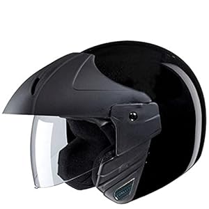 Studds Ninja Concept Eco Open Face Helmet- Black (Xl)