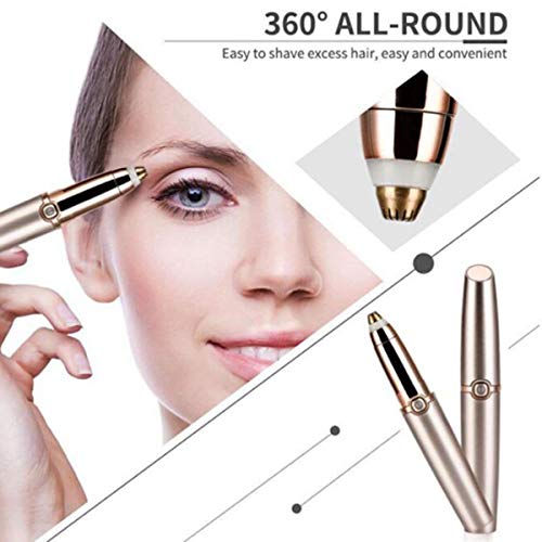 Rechargeable Eyebrow Hair Remover Eyebrow Trimmer for Women, Painless