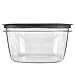 Rubbermaid Premier Easy Find Lids Food Storage Containers, 14 Cup, Gray