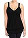 eVogues Plus size Low Cut Draping Top