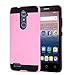 For ZTE Zmax Pro Z981,GBSELL Brushed Hybrid Phone Cover Case For ZTE Zmax Pro Z981 (Pink)