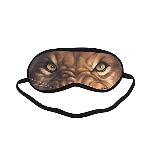 Eye Mask ATEM377 Sabertooth Tiger Sleeping Mask Relax Travel Party Animal