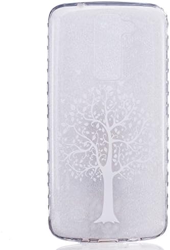 LG K7 Case, LG K8 Case, Art Design Anti-Slip Soft Rubber Gel Bumper Flexible TPU Slim Fit Thin Cover Case for LG K7 2016/K8 2016/Tribute 5 ( Color : White tree )