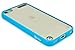 iPod Touch 6, Touch 5 Case, Bastex Crystal Clear Air Fused Rugged Ultra Slim Fit Shockproof Rubberized Plastic Bumper Clear Back Panel Cover Flexible TPU for iPod Touch 6th & 5th Generation (Blue)