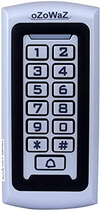 oZoWaz Waterproof RFID 125KHz Access Controller Reader Keypad with Metal Case High-Performance Metal Standalone Access Control
