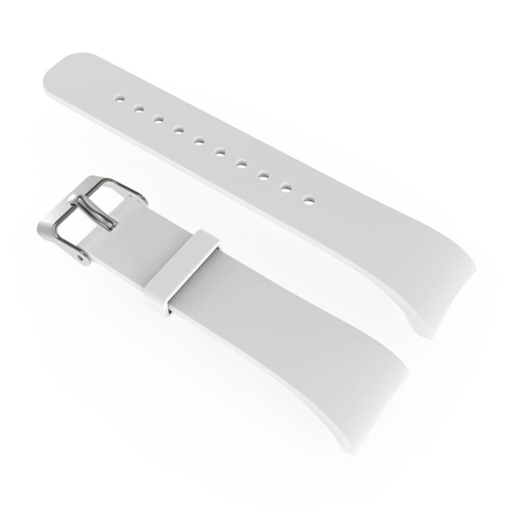 格安人気 Hp95 Tm Luxuryシリコン時計交換バンドストラップfor Samsung Gear Fit 2 Sm R360リストバンドlargeサイズ 210mm シルバー 4331808852 ホワイト B01m19cfeb Www Chababeautyandspadarwin Com