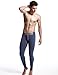 SEOBEAN Low Rise Mens Underwear Pants Long John Cotton Navy 2274