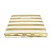 DII Polyester Cube Storage Collection Hard Sided Collapsible, 11x11x11, Gold