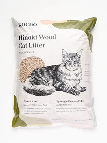 Kocho Hinoki Wood Cat Litter