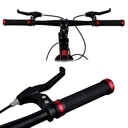 image for BOBILIFE Bike Handlebar Grips, Non-Slip-Rubber Adjustable Bicycle Hand