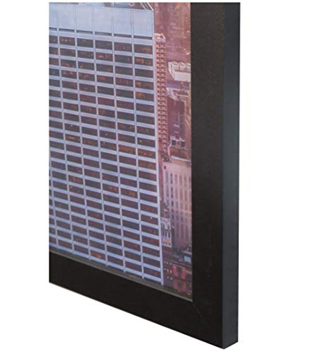 Frame Amo 24x36 Black Modern Wood Picture or Poster Frame, 1 inch Wide Border, 3-Pack - Thumbnail 4