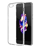 OnePlus 5 Case, Vigeer Crystal Clear Soft TPU Bumper [Shock Absorption Technology] Raised Bezels Protective Cover For OnePlus 5 - Clear