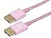 Monoprice 10ft 18Gbps Ultra Slim Series High Performance HDMI Cable with RedMere, Pink