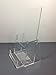 Clear Acrylic Brochure Holder with Business Card Holder