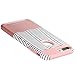 iPhone 8 Plus Case,iPhone 7 Plus Case,BENTOBEN Ultra Slim Dual Layer Hybrid Shockproof Hard PC Shell Flexible TPU Bumper Wave Pattern Protective Case for iPhone 8 Plus/iPhone 7 Plus 5.5 Inch Rose Gold