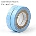 2 Rolls Lace Front Hair System US Tape Double Side Adhesive Tape For Hair Extensions/Wigs/Toupee 0.85cmx3Yards Strong Double Tape Blue Colorthumb 1