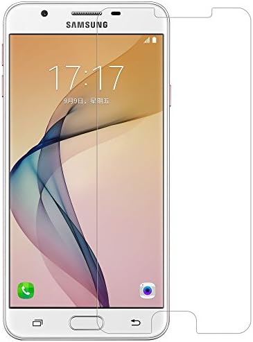 Galaxy On7 2016, J7 Prime Screen Protector, Asmart High Definition 9H Hardness Tempered Glass Screen Protector for Samsung Galaxy On7 2016, Galaxy J7 Prime, 2.5D Round Edge, Bubble-Free (Clear)
