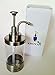 Soap Dispenser For Liquid Soaps and Lotions - Single Pump To Keep Your Hands Clean So Germs Don't Spread - Refillable, Stylish - Any Liquid Soap or Lotion - Bathroom Decoration Or Kitchen Style - Prime Quality Stainless Steel - Special Non-Slip Pad at the Bottom an Extra Bonus