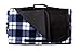 All Purpose Picnic Blanket - Soft Plush Outdoor, Beach, Travel, Camping Fleece Throw Blanket 50x60 Inches (Blue Plaid)