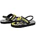 Batman Led Light up Flip Flop Beach Shoes Toddler Little Boys, Black, Medium 7-8