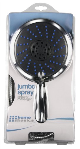 Sunbeam SM10055 Jumbo Shower Massager Head-Chrome-6-Inch Diameter