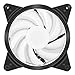 upHere 3-Pack 120mm 3-Pin High Airflow Quiet Edition Red LED Case Fan for PC Cases, CPU Coolers, and Radiators T3RD3-3