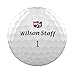 WILSON Staff DUO Golf Ball, Soft Spin, White