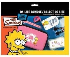 Simpson Lisa DS Lite Bundled Kit with Carrying Case, Game Case, Emergency Charger, Stylus and Earbuds by PCMS