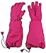 N'Ice Caps Little Kids 100 Gram Thinsulate Waterproof Elbow Length Snow Gloves (5-6 Years, Fuchsia)