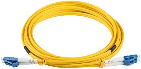 ForTronix LC to LC LC to SC SC to SC Single/Duplex Fiber Optic Patch Cable 2.0mm LSZH 9/125 Single Mode Yellow 2M/5M Length (LC to LC Duplex Fiber 5M)