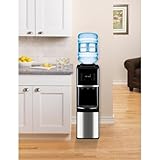Primo Top-Load Water Cooler, Stainless Steel/Black