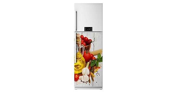 Vinilo Frigorífico Comida Italiana 200x70cm | Varias Medidas ...