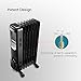 PELONIS Oil Filled Radiator Space Heater, Digital Thermostat, 1500w Portable Heater with 24-Hours Timer, Remote Control, Electric Heater for Indoor Use, LED Display, Overheat and Tip-Over Protection