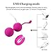 Kegel Exercise Weights Ben Wa Ball With Remote Control Mini Rechargeable Waterproof Massager Doctor Recommended for Women Vaginal Bladder Control Pelvic Floor PC Muscle Strengthen