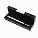 Swisslaw Luxury Classic Executive Branded Fancy Fountain Pen | Gift Box Set With Ink Refill Converter Included | Modern Business Look Pen | Silver & Golden Color