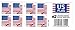 USPS US Flag 2018 Forever Stamps ((Book of 100))
