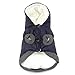 SELMAI Fleece Dog Hoodie Winter Coat for Small Boy Dog Cat Puppy Cotton Hooded Jacket Chihuahua Clothes Blue S