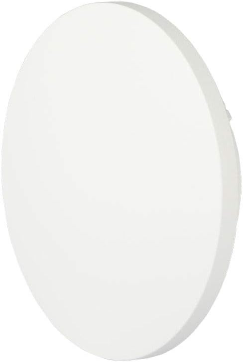 V-TAC 6W Decorative LED Round Wall Lamp Backlit Waterproof, White Die-Casting Aluminum IP65 Body